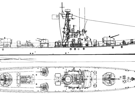 Корабль PLAN Shanghai II Project 0111C Patrol Boat - чертежи, габариты, рисунки