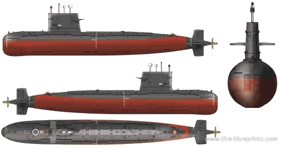 Корабль PLAN Type 039 (Song Cass SSG) - чертежи, габариты, рисунки