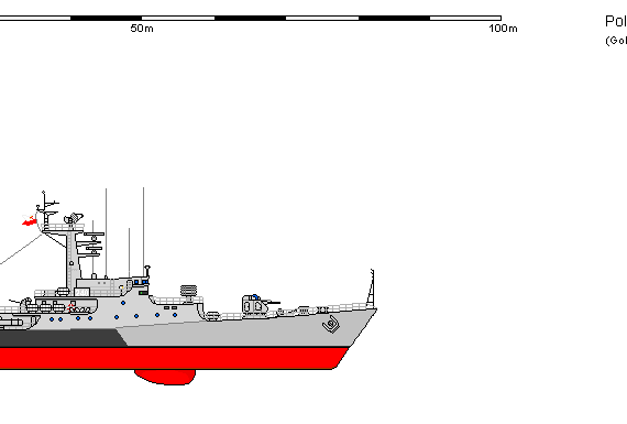 Корабль Pol FS 620 Grisha KASZUB - чертежи, габариты, рисунки