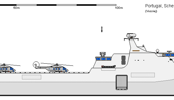 Корабль Por LPD Schelde Enforcer 13000 AU - чертежи, габариты, рисунки