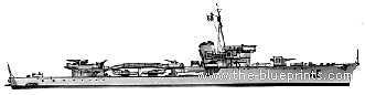 Ship RN Ariete (Frigate) (1941) - drawings, dimensions, pictures
