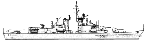 Ship RN Audace (Destroyer) 2 - drawings, dimensions, figures