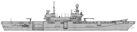 Ship RN Cavour C552 (Aircraft Carrier) (2001) - drawings, dimensions, figures
