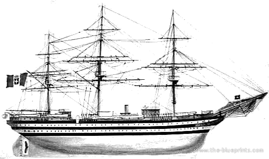 Боевой корабль RN Colombo - чертежи, габариты, рисунки