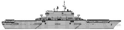 Корабль RN Giuseppe Garibaldi C551 (Aircraft Carrier) (1981) - чертежи, габариты, рисунки