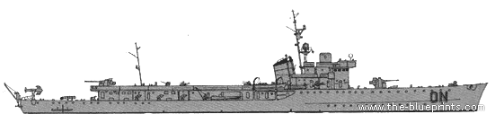 Корабль RN Orione (Torpedo Boat) (1939) - чертежи, габариты, рисунки