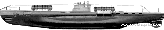 Combat ship RN R.Smg. Ambra (1942) - drawings, dimensions, pictures