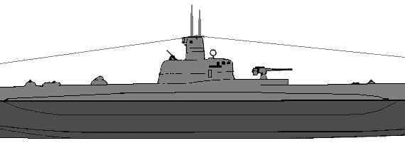 Боевой корабль RN R.Smg. Gugliermo Marconi (1940) - чертежи, габариты, рисунки