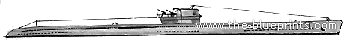 Ship RN Romolo (Submarine) (1943) - drawings, dimensions, pictures