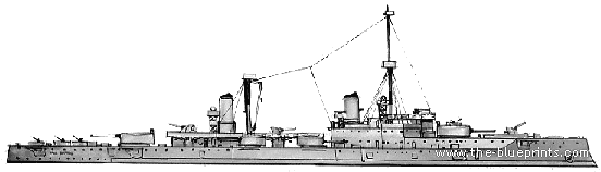 Ship RN San Giorgio (Coastal Defense Ship) (1941) - drawings, dimensions, pictures