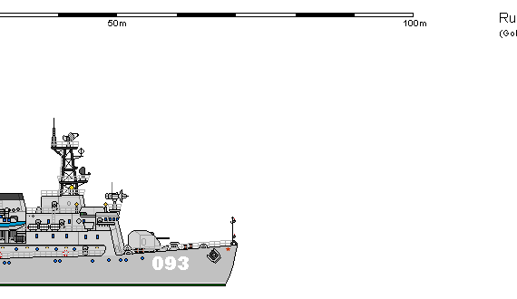 Корабль R AI 97AP Ivan Susanin - чертежи, габариты, рисунки