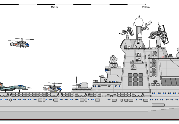 Корабль R CV Kreml - чертежи, габариты, рисунки