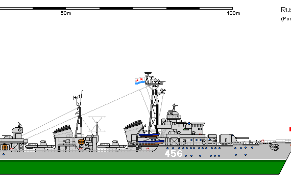 Корабль R DD 0030bis Skoryy - чертежи, габариты, рисунки