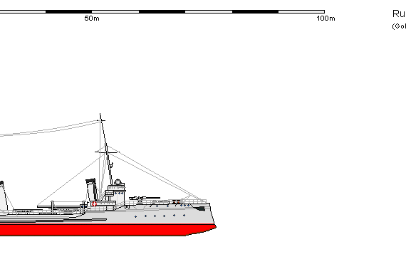 Корабль R DD Finn - чертежи, габариты, рисунки