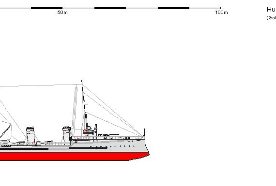 Ship R DD Sibirski Sterlok - drawings, dimensions, figures