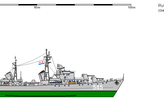 Корабль R FF 0042 Kola - чертежи, габариты, рисунки