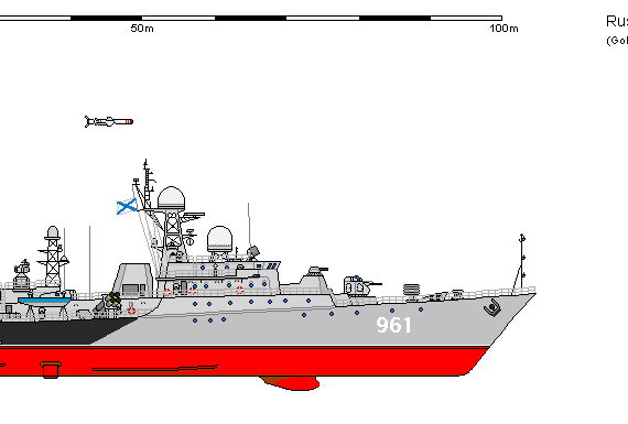 Корабль R FS 1166.2 Tatarstan - чертежи, габариты, рисунки
