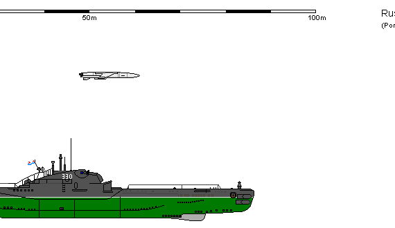 Ship R SSG 665 Whiskey Long Bin - drawings, dimensions, figures