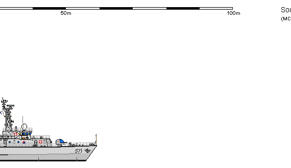 Ship RoK MHC Yang Yang - drawings, dimensions, figures
