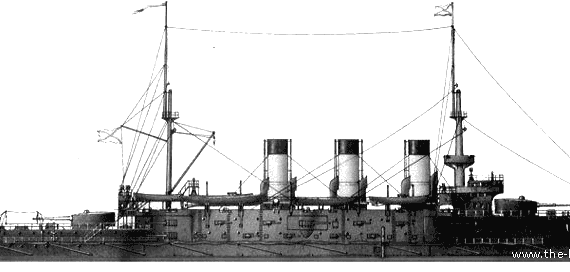 Ship Russia Oslyabya (Battleship) (1905) - drawings, dimensions, pictures
