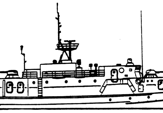 Ship Russia - Rzeczny - drawings, dimensions, pictures