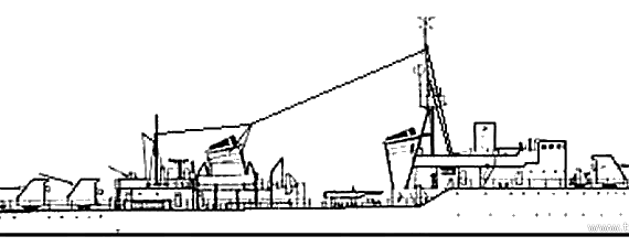 Боевой корабль Россия Albatros (Destroyer) - чертежи, габариты, рисунки