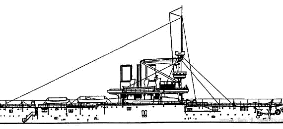Combat ship Russia Georgey Pobedonosets (1908) - drawings, dimensions, pictures