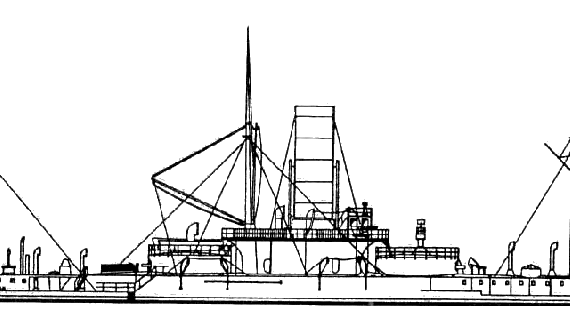 Корабль Россия Petr Velikiy (Battleship) (1892) - чертежи, габариты, рисунки