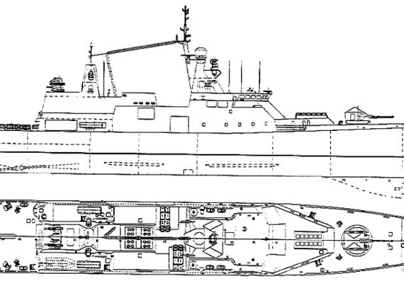 Корабль Россия Soobrazitelny (Project 0 Corvette) (2011) - чертежи, габариты, рисунки