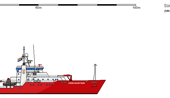 Корабль SA OPV SARAH BAARTMAN - чертежи, габариты, рисунки