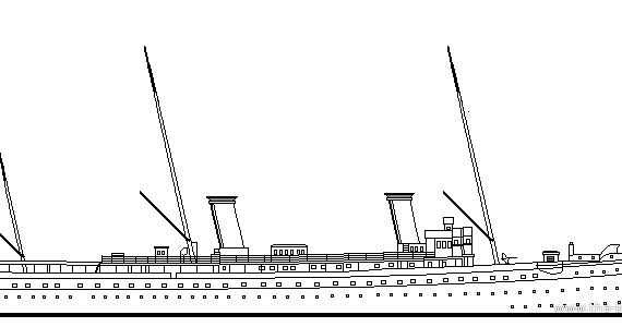 Крейсер SMS Hohenzollern (Armoured Yacht) (1893) - чертежи, габариты, рисунки