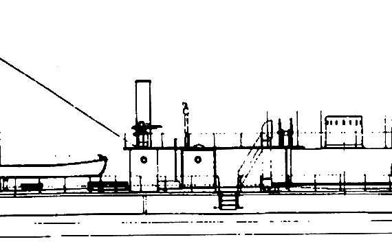 Корабль SMS Maros (Monitor) (1883) - чертежи, габариты, рисунки