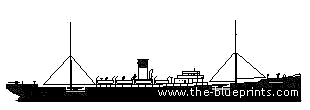 Крейсер SMS Mowe (Auxiliary Cruiser) (1916) - чертежи, габариты, рисунки