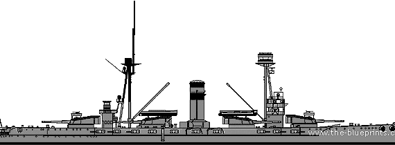 Корабль SNS EspaГѓВ±a (Battleship) (1937) - чертежи, габариты, рисунки
