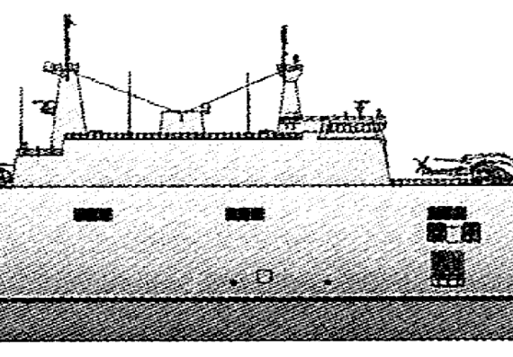 Авианосец SNS Juan Carlos I L61 (Multi-purpose Aircraft Carrier ) - чертежи, габариты, рисунки