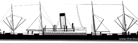 Корабль SS Californian (1912) - чертежи, габариты, рисунки
