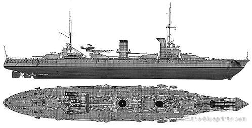 Sevastopol warship (Russia) - drawings, dimensions, pictures