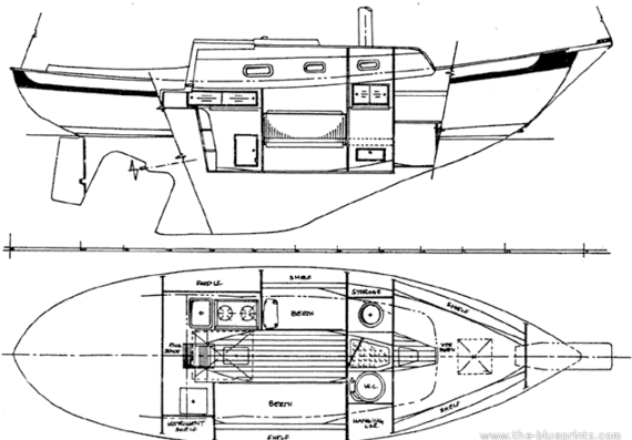 Yacht Southern Cross 28 - drawings, dimensions, pictures