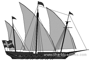Корабль Sweden - Hemmema (Frigate) (1790) - чертежи, габариты, рисунки