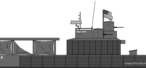Tango Landing Ship - drawings, dimensions, pictures