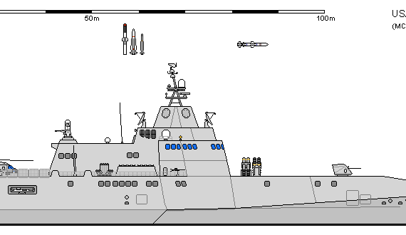 Корабль USA FS GD MMC - чертежи, габариты, рисунки