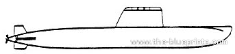 Боевой корабль СССР 629A (Golf II class SSBN) - чертежи, габариты, рисунки
