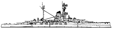 Корабль СССР Arkhangelsk (Battleship) - чертежи, габариты, рисунки