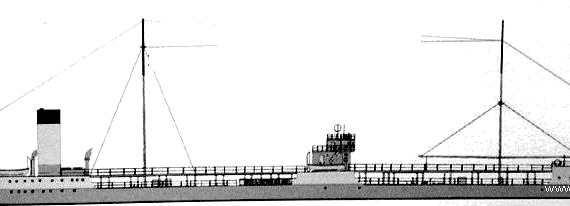 Боевой корабль СССР Azneft (Tanker) (1928) - чертежи, габариты, рисунки
