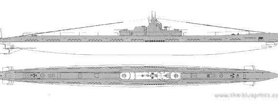 Боевой корабль СССР K-Class (1938) - чертежи, габариты, рисунки