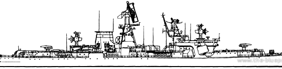 Корабль СССР Kara (Cruiser) - чертежи, габариты, рисунки