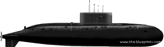 Корабль СССР Kilo Class (Submarine) - чертежи, габариты, рисунки