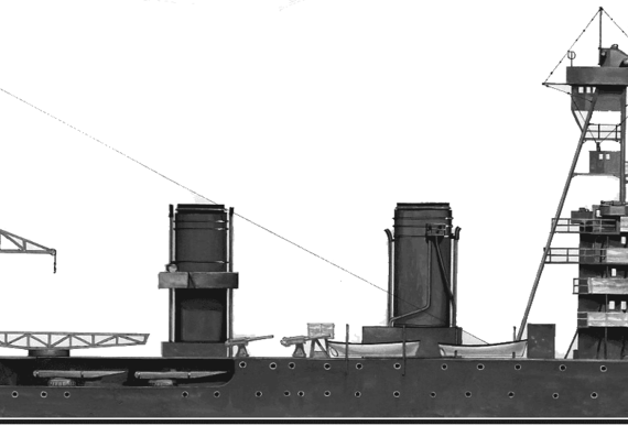 USSR cruiser Krasny Kavkaz (1939) - drawings, dimensions, pictures