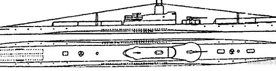 Подводная лодка СССР L-class Submarine - чертежи, габариты, рисунки