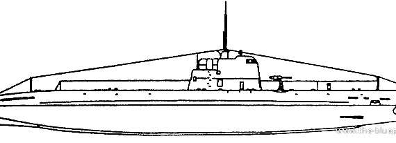 USSR submarine M Class Series XII (1939) - drawings, dimensions, pictures
